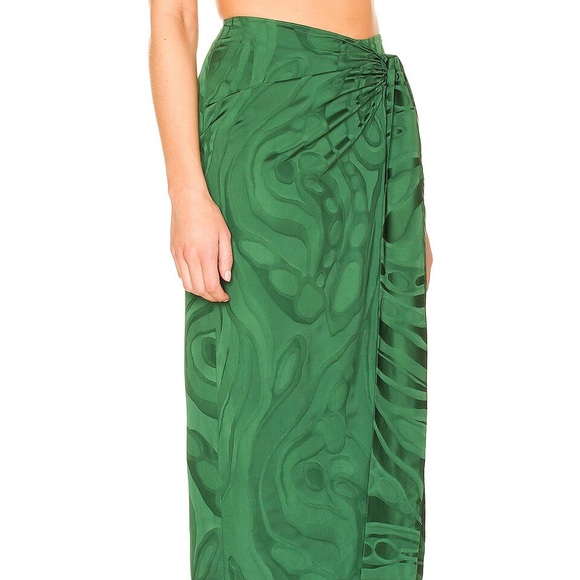 Silvia Tcherassi Bonnan skirt Emerald marble. - Picture 2 of 5